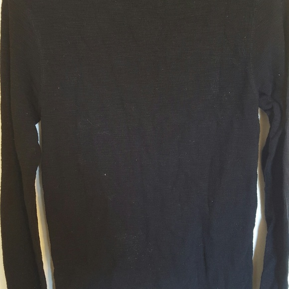 Arizona Jeans Navy Full Sleeve Cotton Knit Shirt - Picture 3 of 3